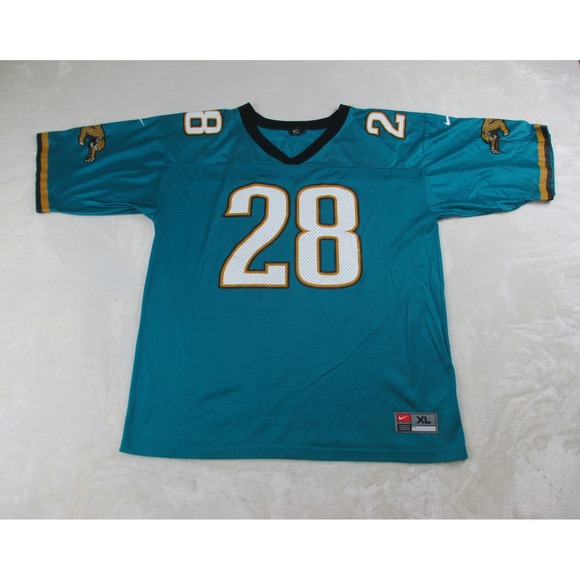 VINTAGE‎ Fred Taylor Jacksonville Jaguars Jersey Mens Extra Large NFL Football*